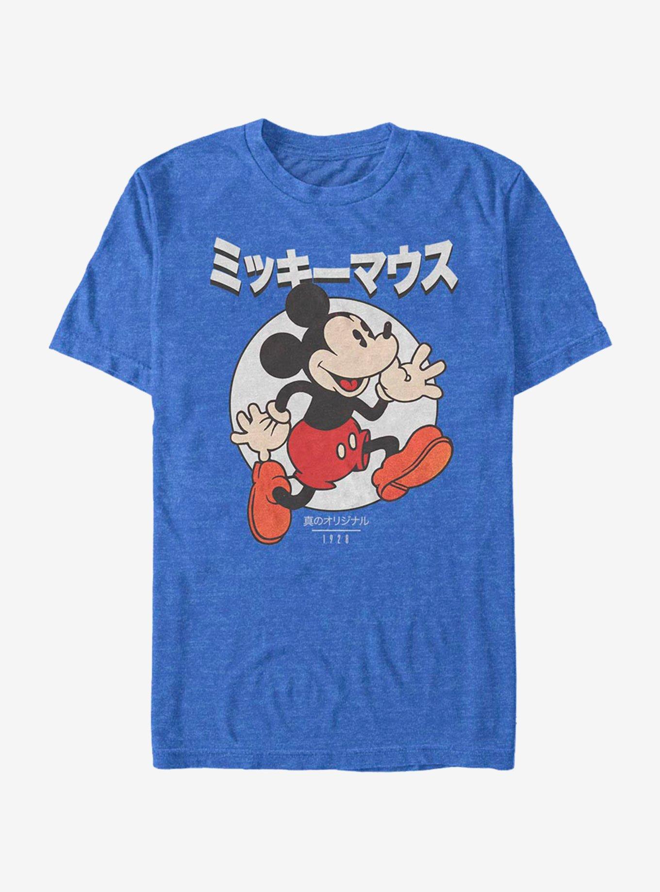 Disney Mickey Mouse Kanji Comic T-Shirt, ROY HTR, hi-res