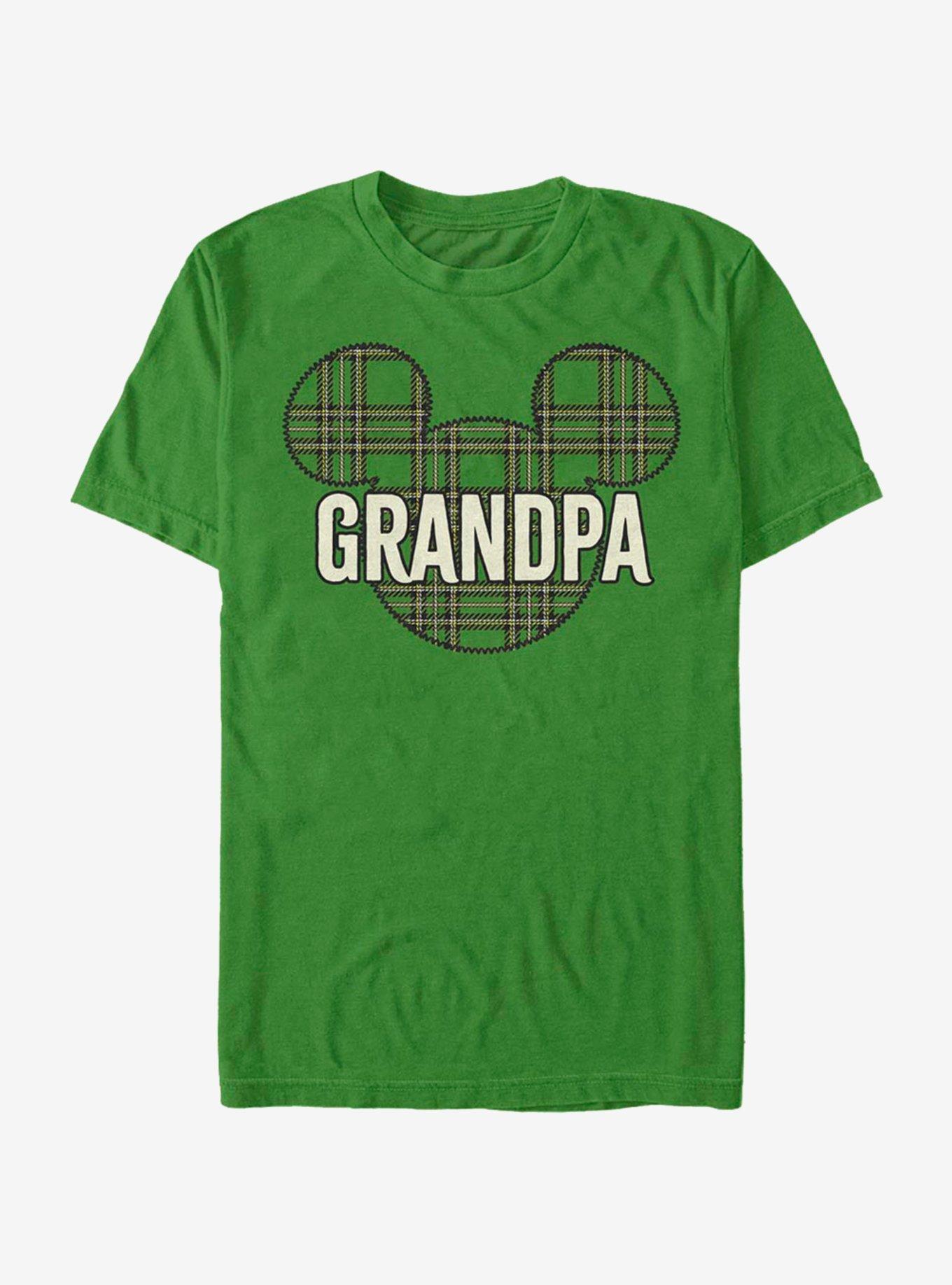 Disney Mickey Mouse Grandpa Holiday Patch T-Shirt, , hi-res