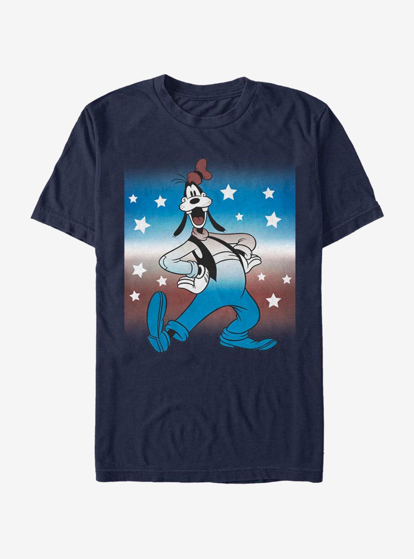 Disney Mickey Mouse Patriotic Goof T-Shirt, NAVY, hi-res