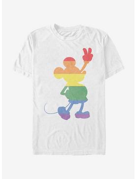 Disney Mickey Mouse Love Is Love Pride Mickey T-Shirt, WHITE, hi-res