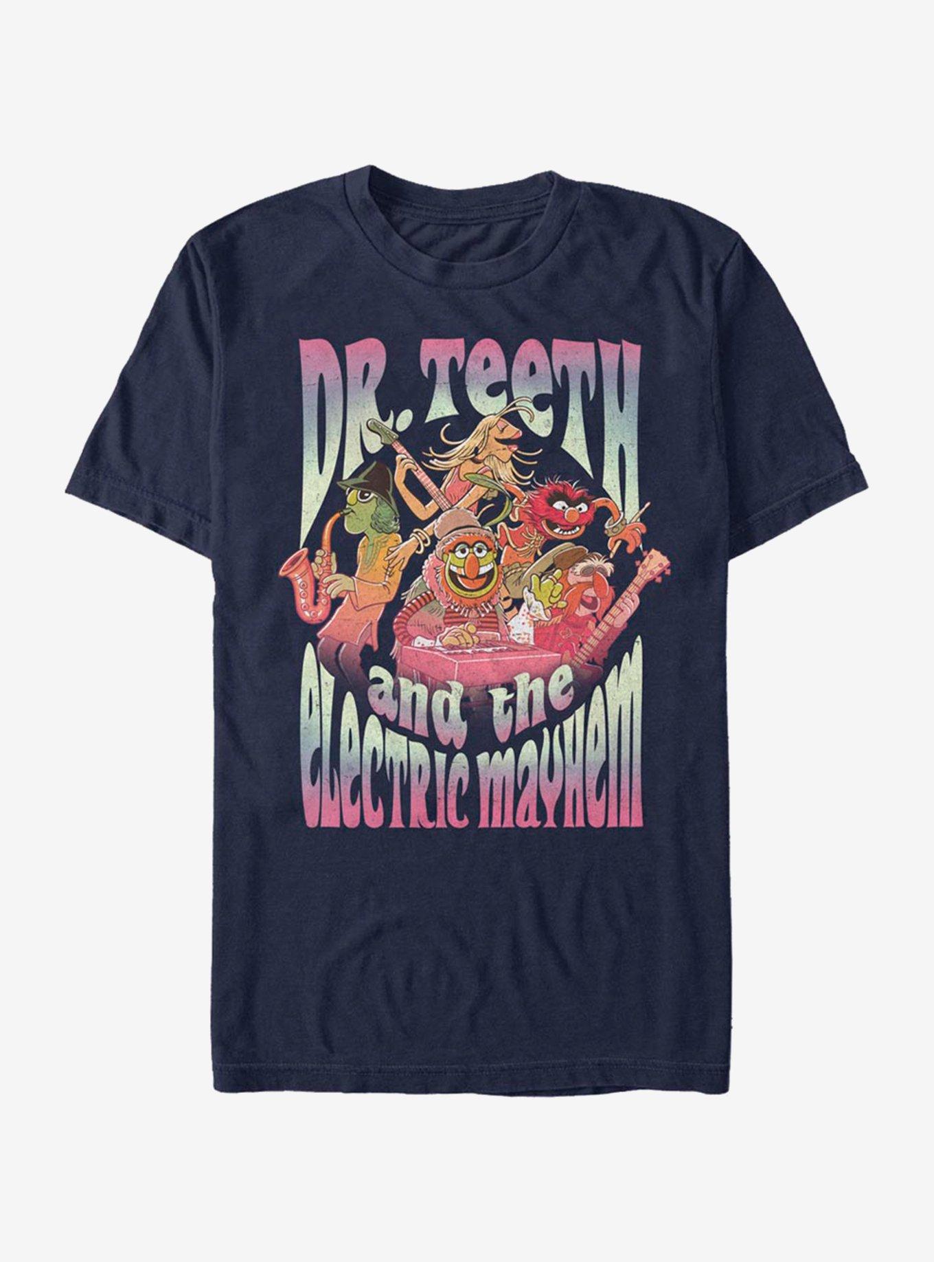 Disney The Muppets Dr. Teeth Band T-Shirt, NAVY, hi-res