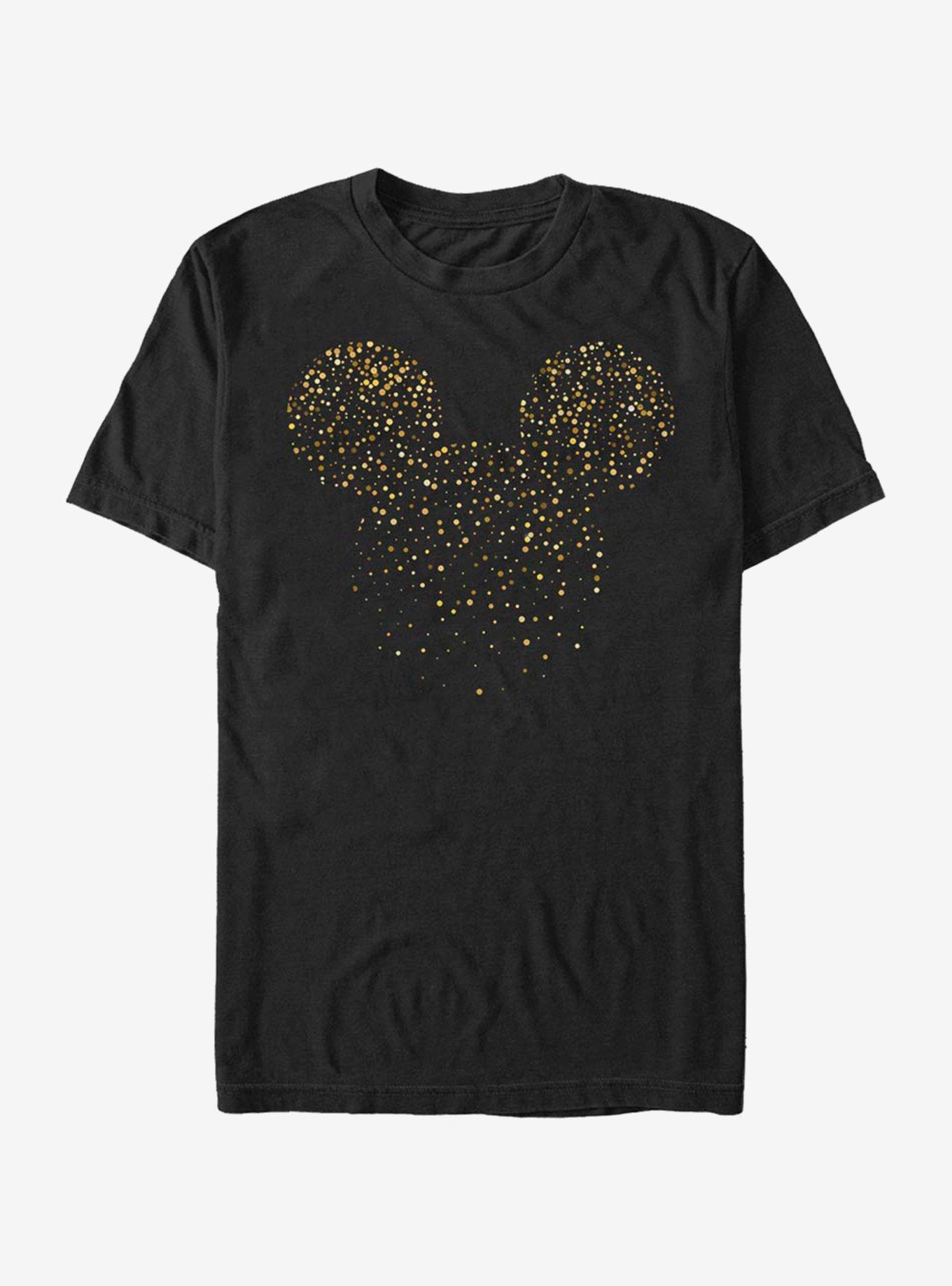 Disney Mickey Mouse Mickey Confetti Fill T-Shirt, BLACK, hi-res