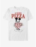 Disney Mickey Mouse Mickey All You Need Is Pizza T-Shirt, WHITE, hi-res