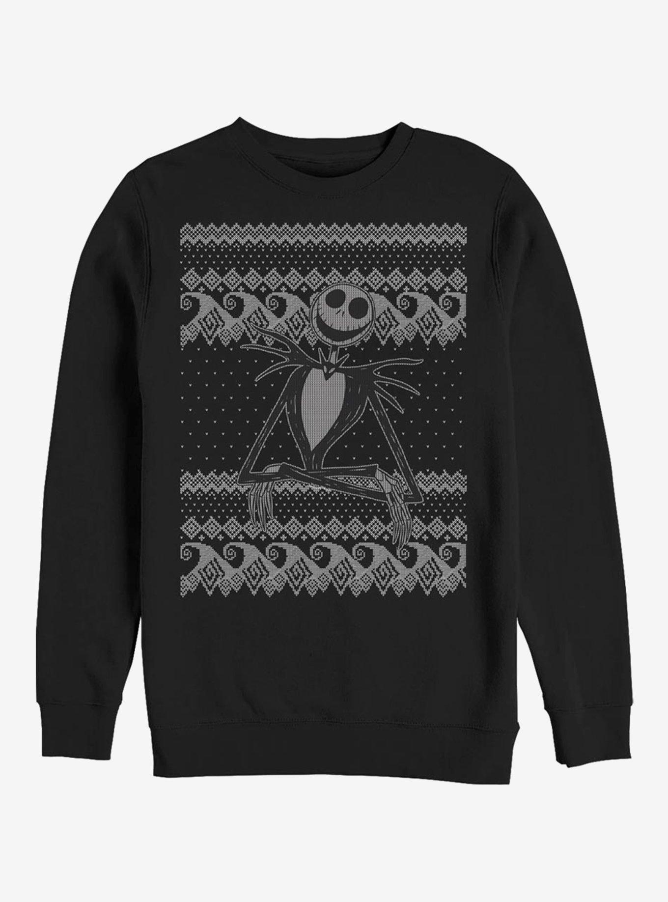 Disney Nightmare Before Christmas Men's Christmas Sweater with Long  Sleeves, Sizes S-3XL 