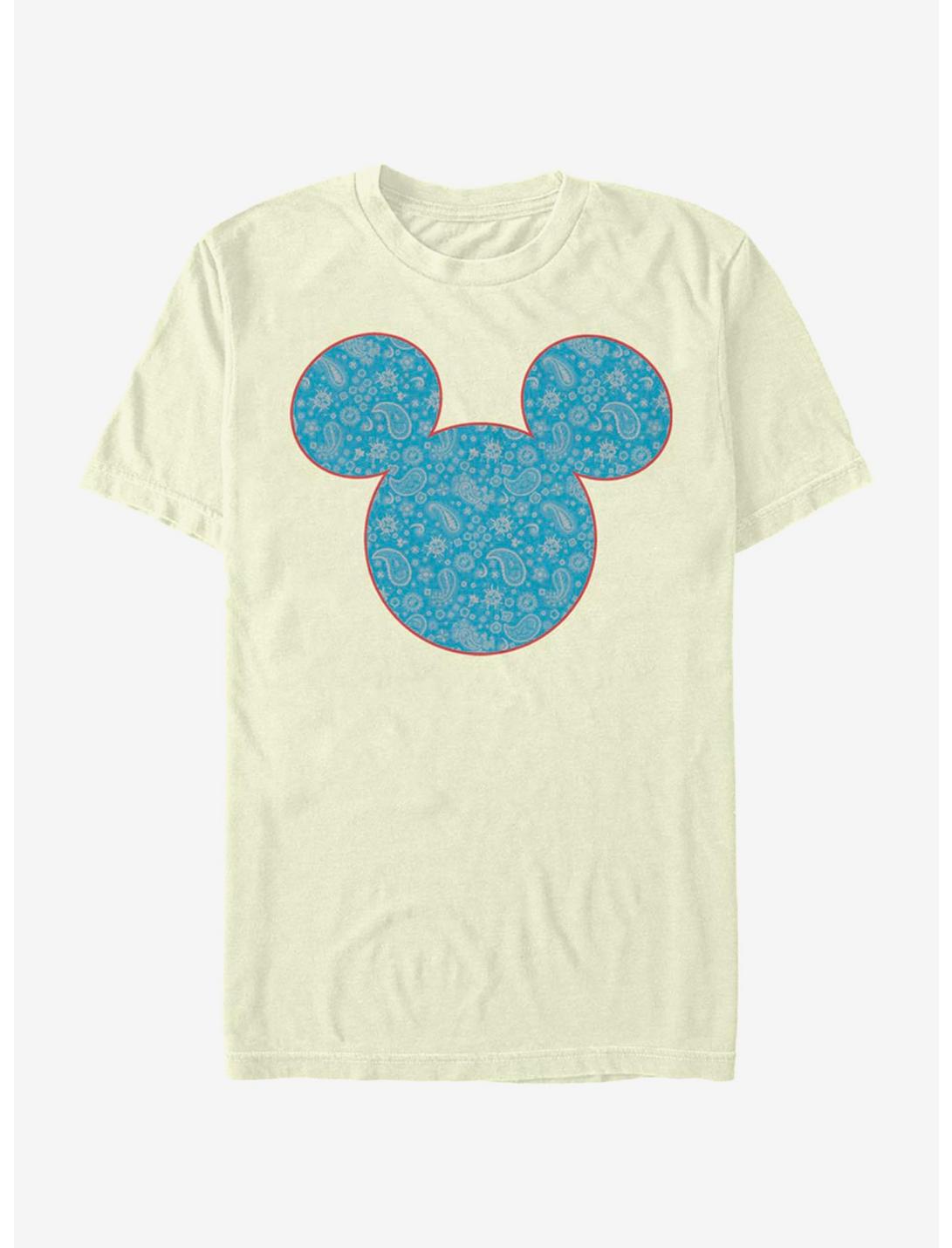 Disney Mickey Mouse Mickey Americana Paisley T-Shirt, NATURAL, hi-res