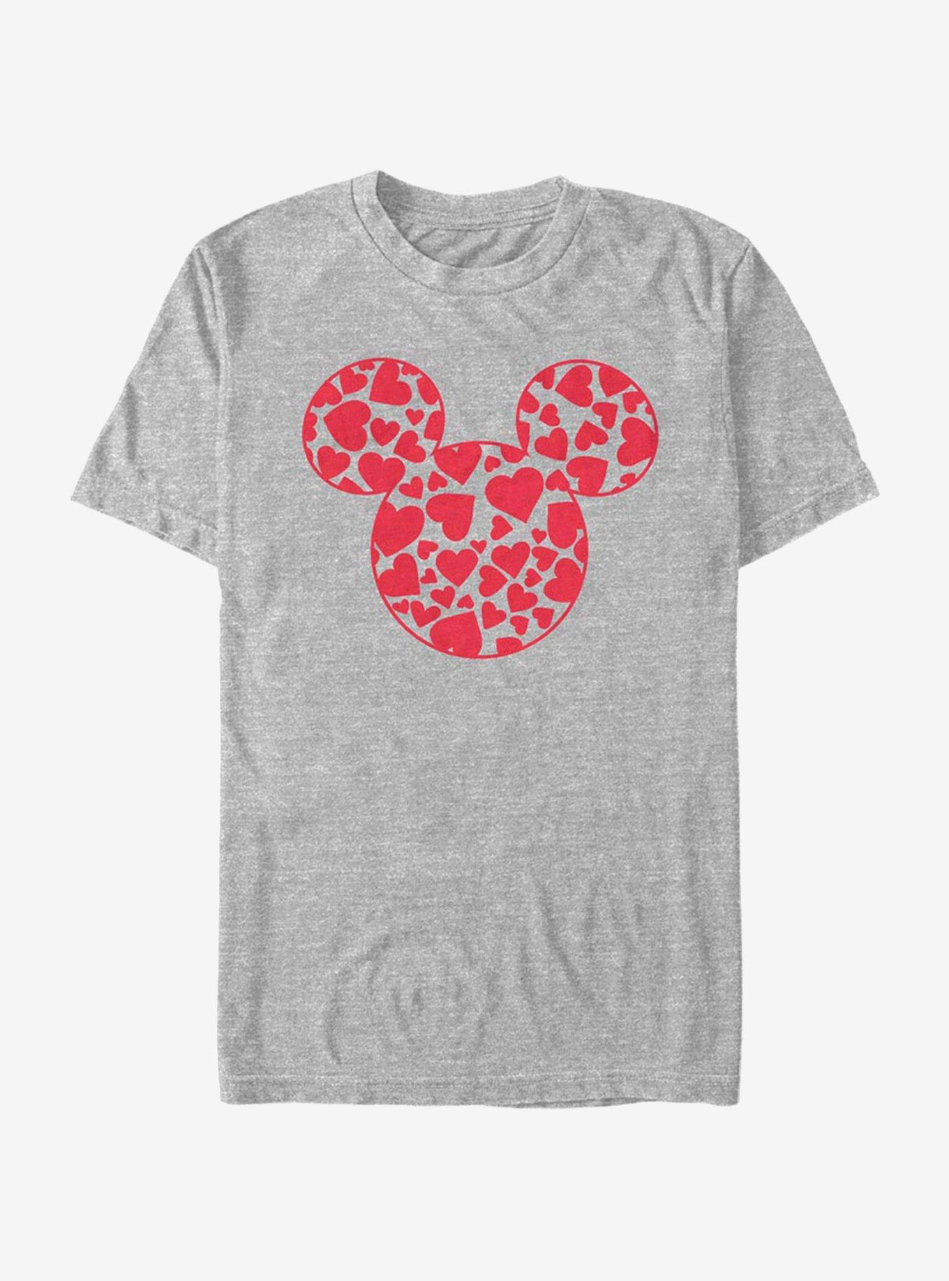 Disney Mickey Mouse Mickey Hearts Fill T-Shirt