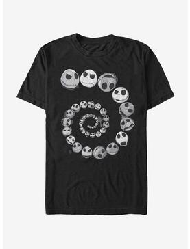 The Nightmare Before Christmas Jack Emotions Spiral T-Shirt, , hi-res