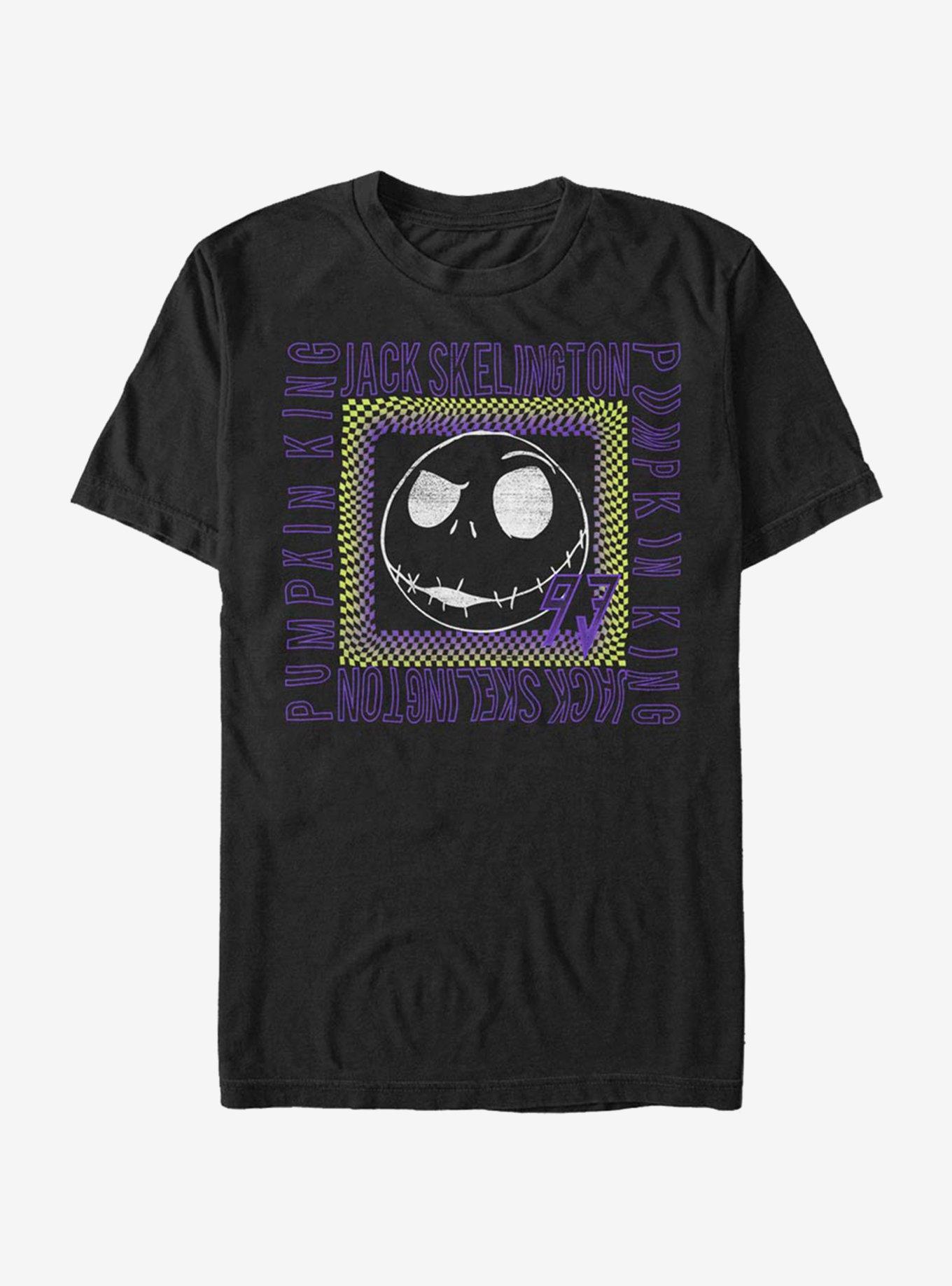 The Nightmare Before Christmas Jack Skate T-Shirt, BLACK, hi-res