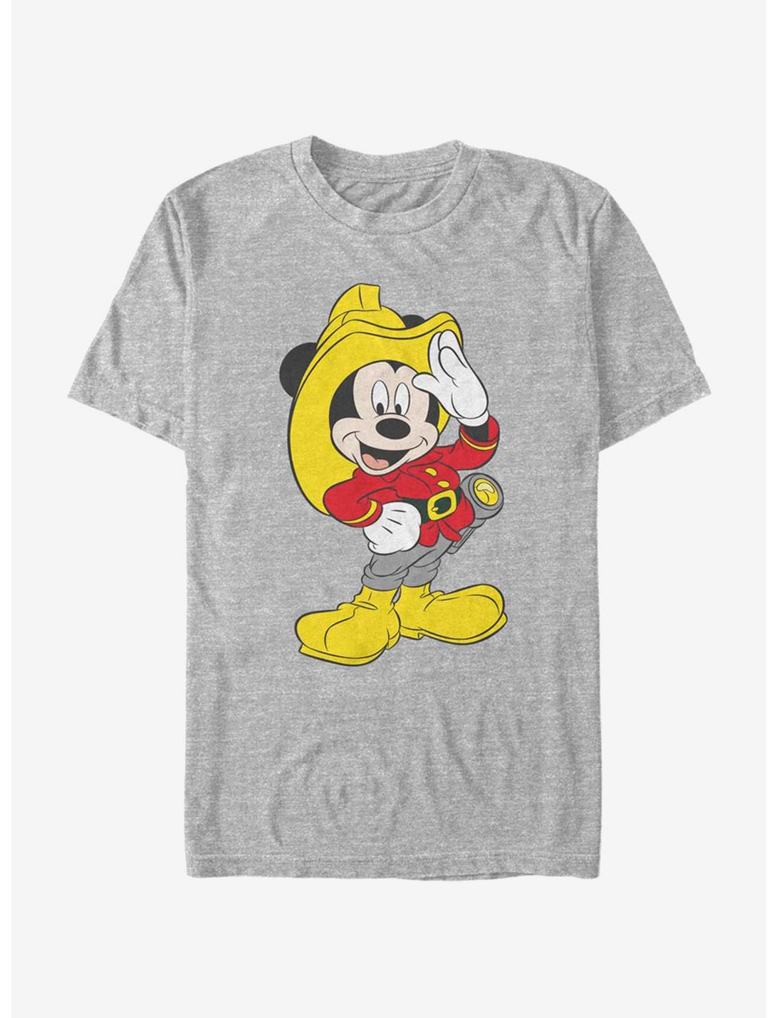 Disney Mickey Mouse Mickey Firefighter T-Shirt, ATH HTR, hi-res