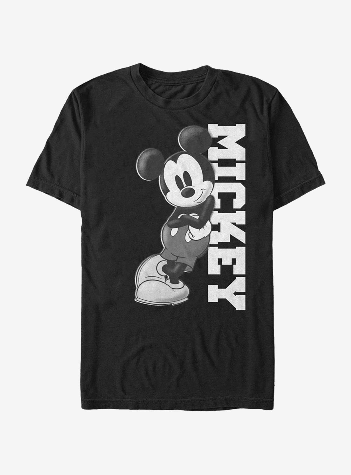 Disney Mickey Mouse Mickey Lean T-Shirt, BLACK, hi-res