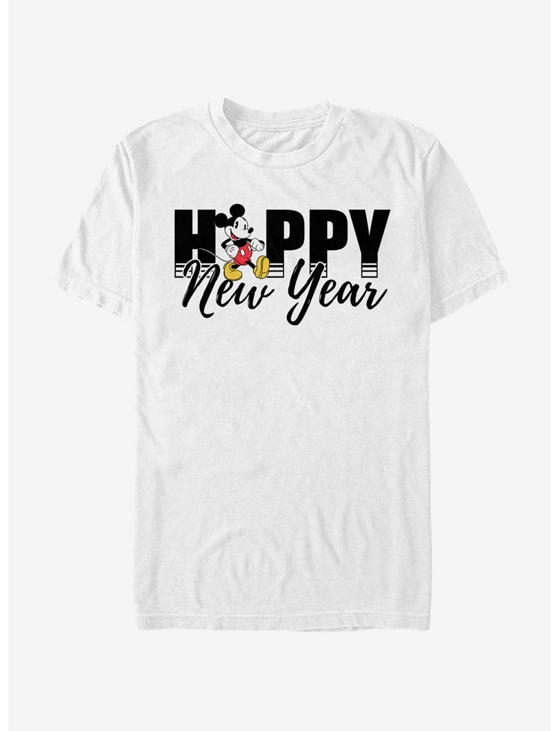 Disney Mickey Mouse Mickey New Year T-Shirt, WHITE, hi-res