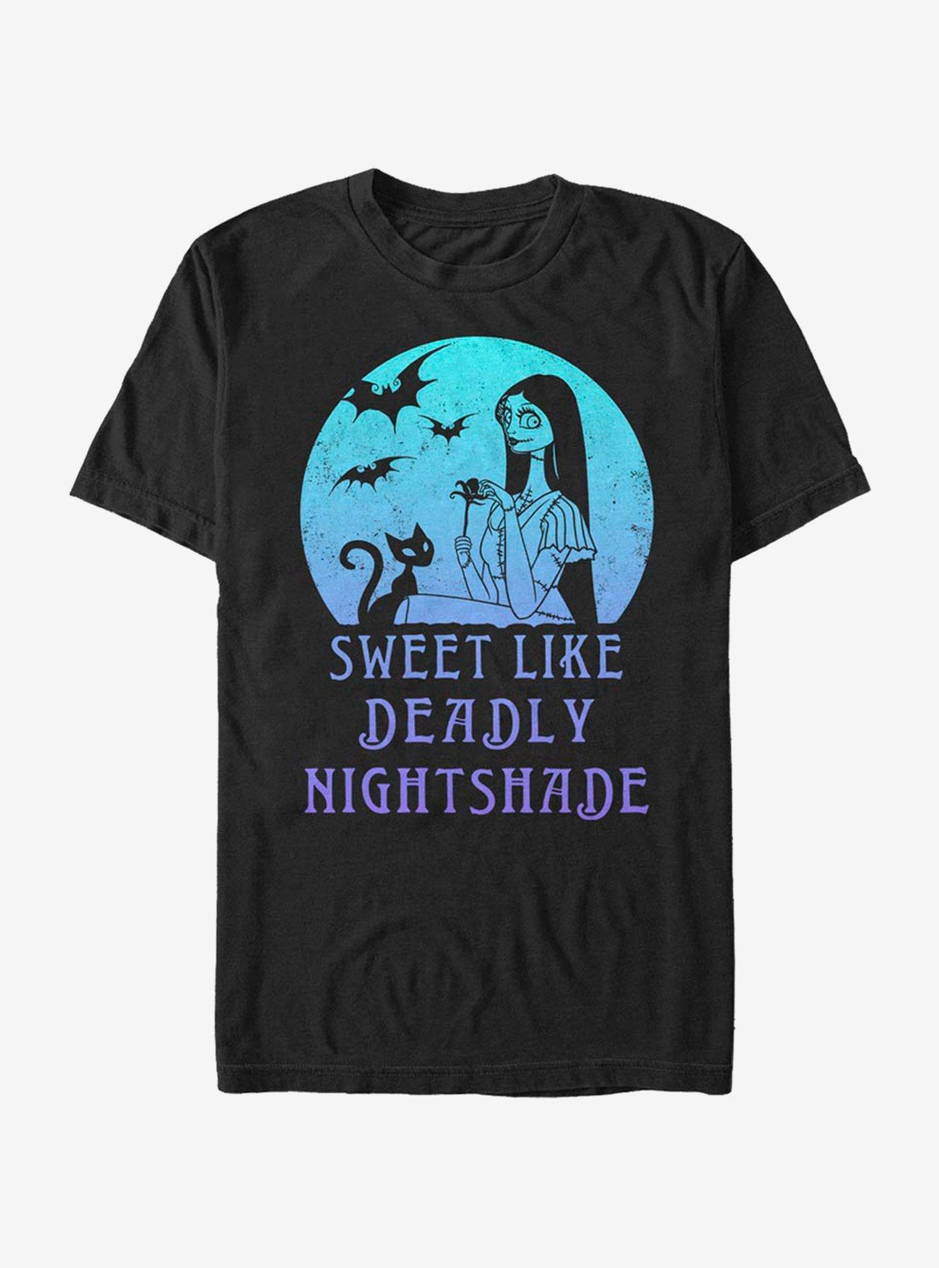 The Nightmare Before Christmas Sally Moon T-Shirt, BLACK, hi-res
