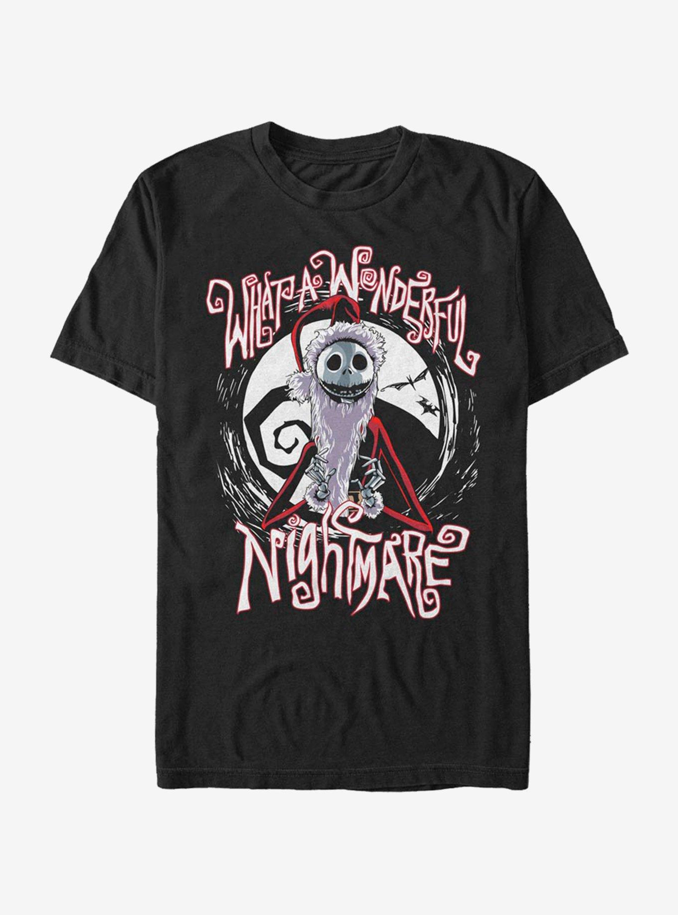 The Nightmare Before Christmas Santa Jack T-Shirt, BLACK, hi-res