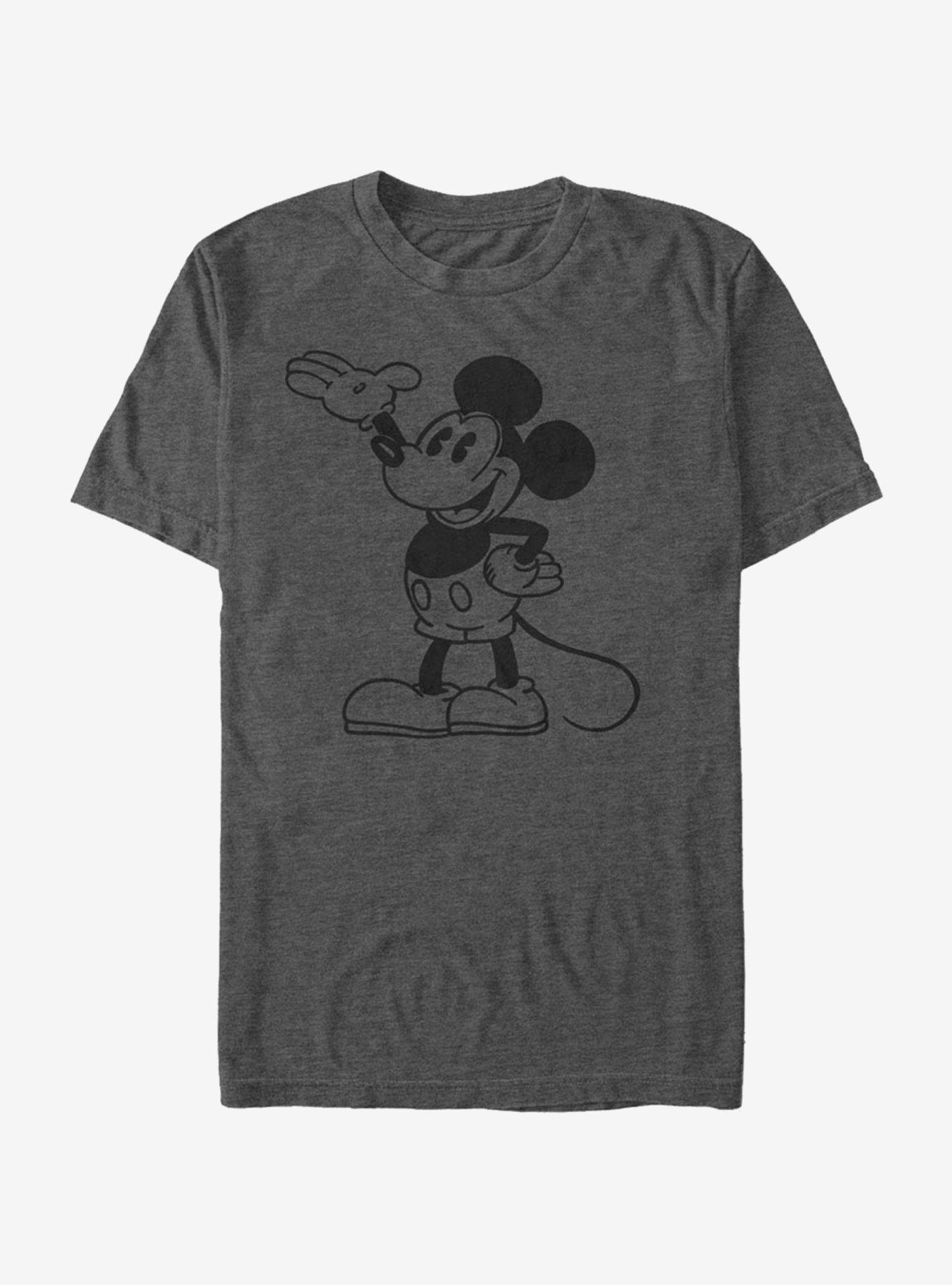 Disney Mickey Mouse Mickey Pose T-Shirt - GREY | Hot Topic