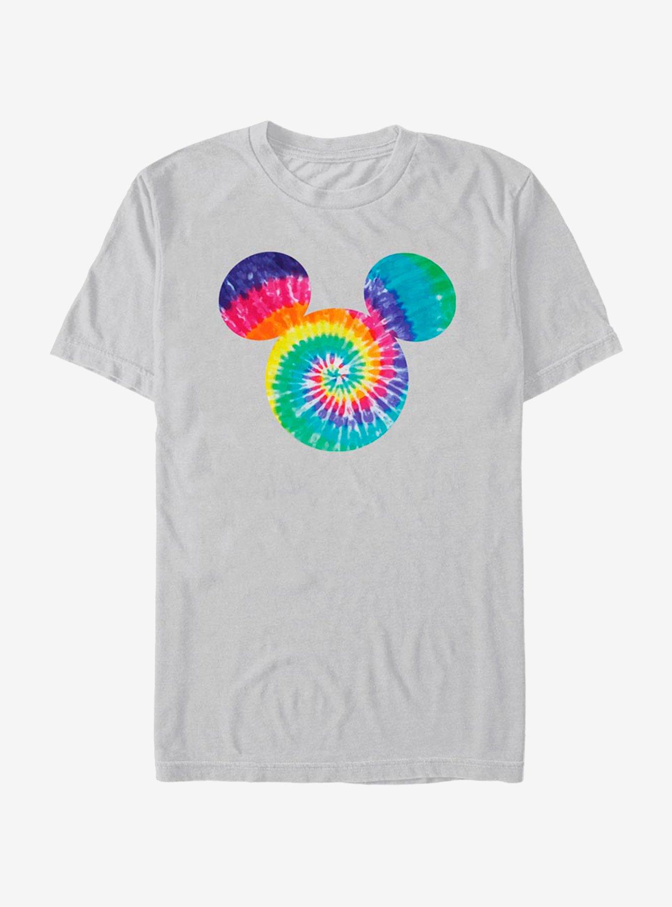 Disney Mickey Mouse Mickey Tie Dye T-Shirt - SILVER | Hot Topic