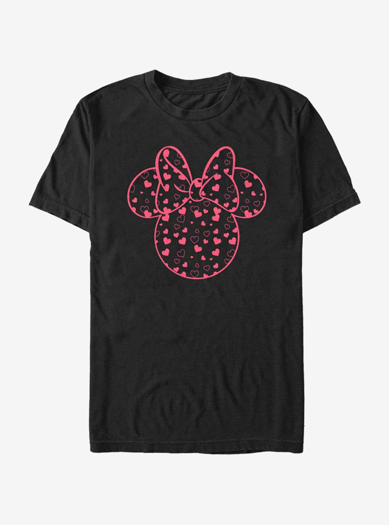 Disney Minnie Mouse Hearts Fill T-Shirt, , hi-res