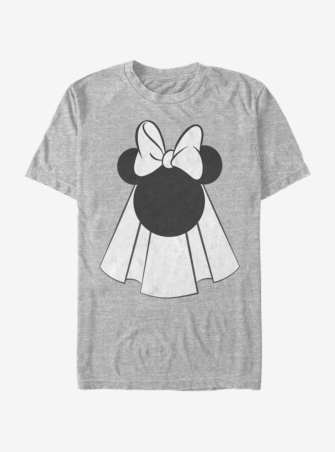 Disney Minnie Mouse Bride Veil T-Shirt, ATH HTR, hi-res