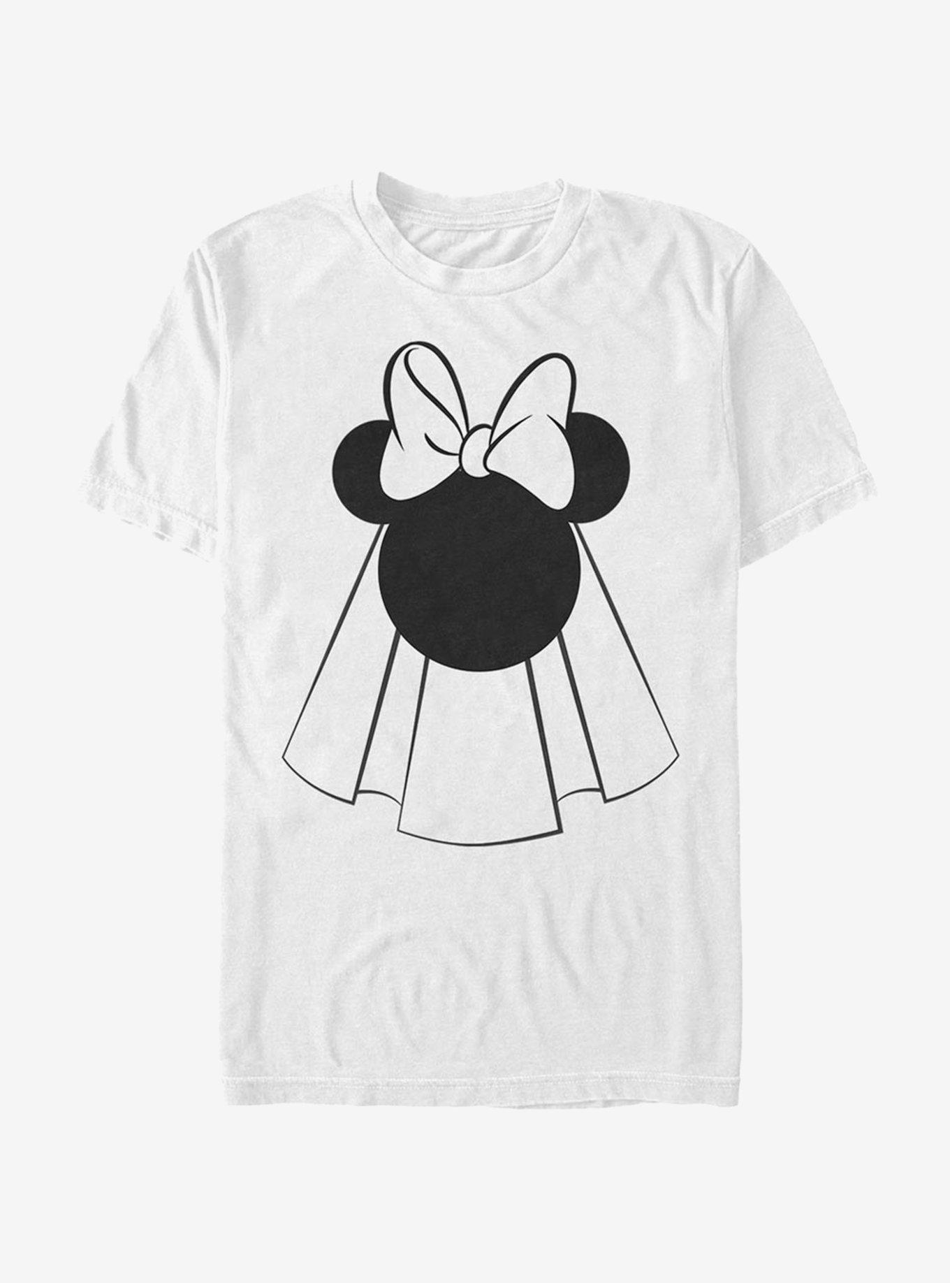 Disney Minnie Mouse Bride Veil T-Shirt, WHITE, hi-res