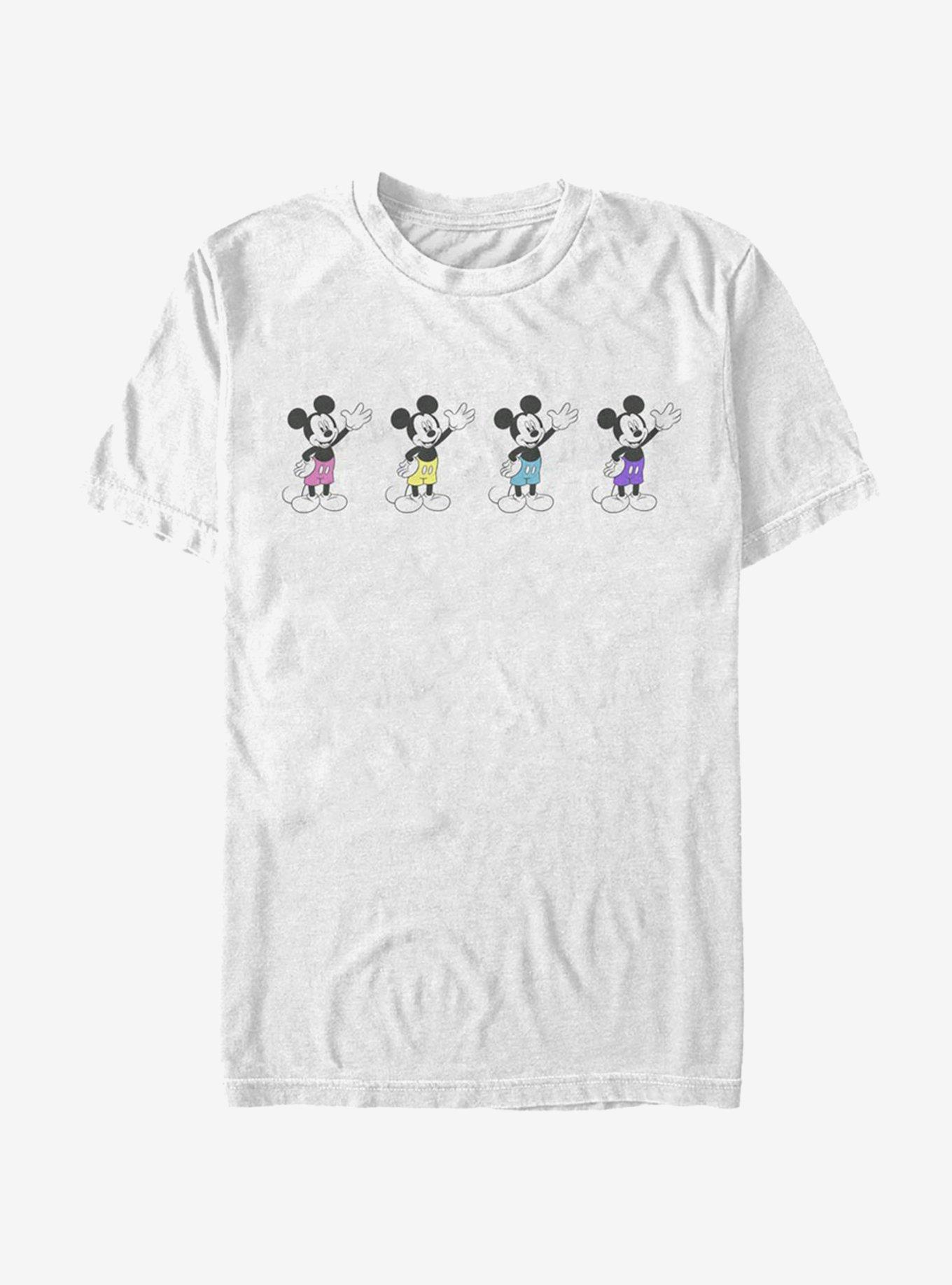 Disney Mickey Mouse Neon Pants T-Shirt, WHITE, hi-res