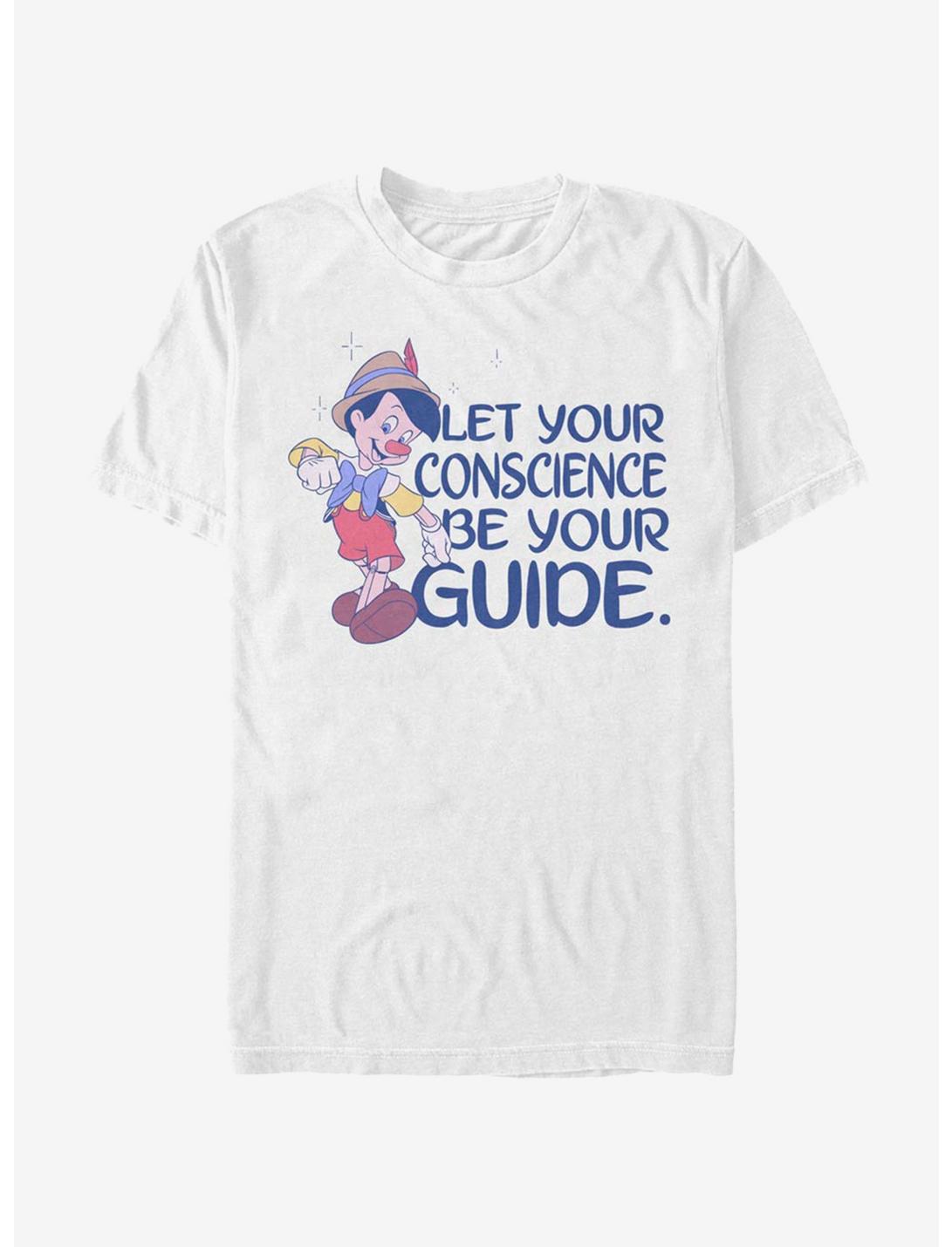 Disney Pinocchio Conscious Heart T-Shirt, WHITE, hi-res
