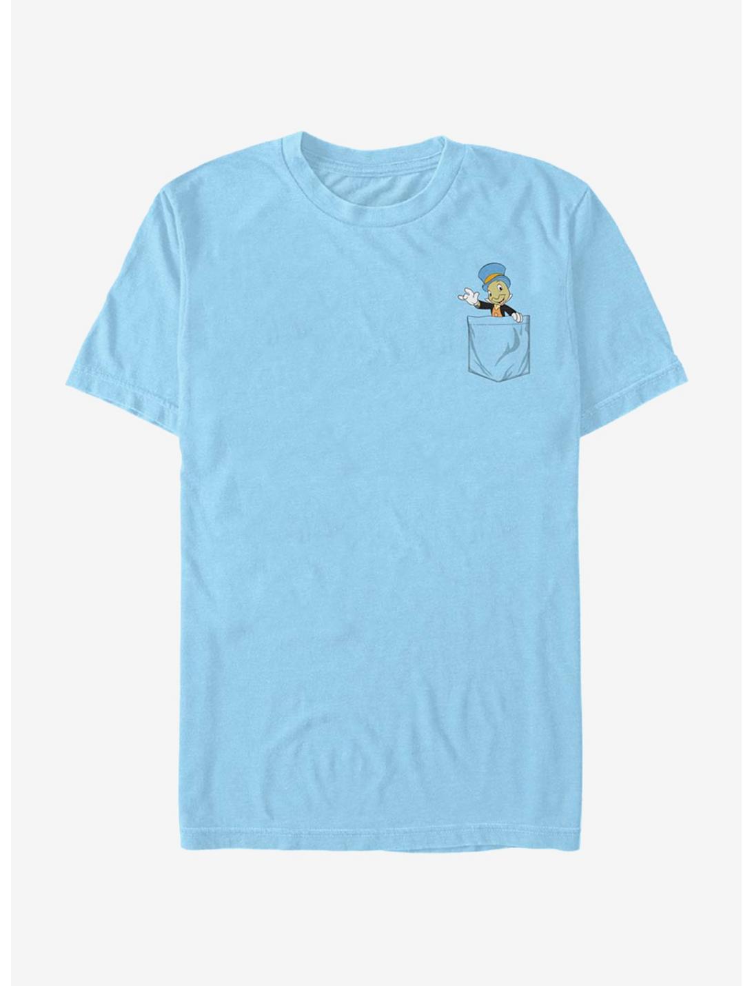 Disney Pinocchio Jiminy Pocket T-Shirt, LT BLUE, hi-res