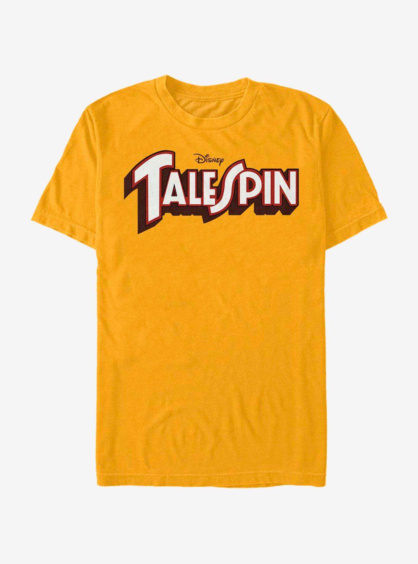 Disney TaleSpin Logo Spin T-Shirt, GOLD, hi-res