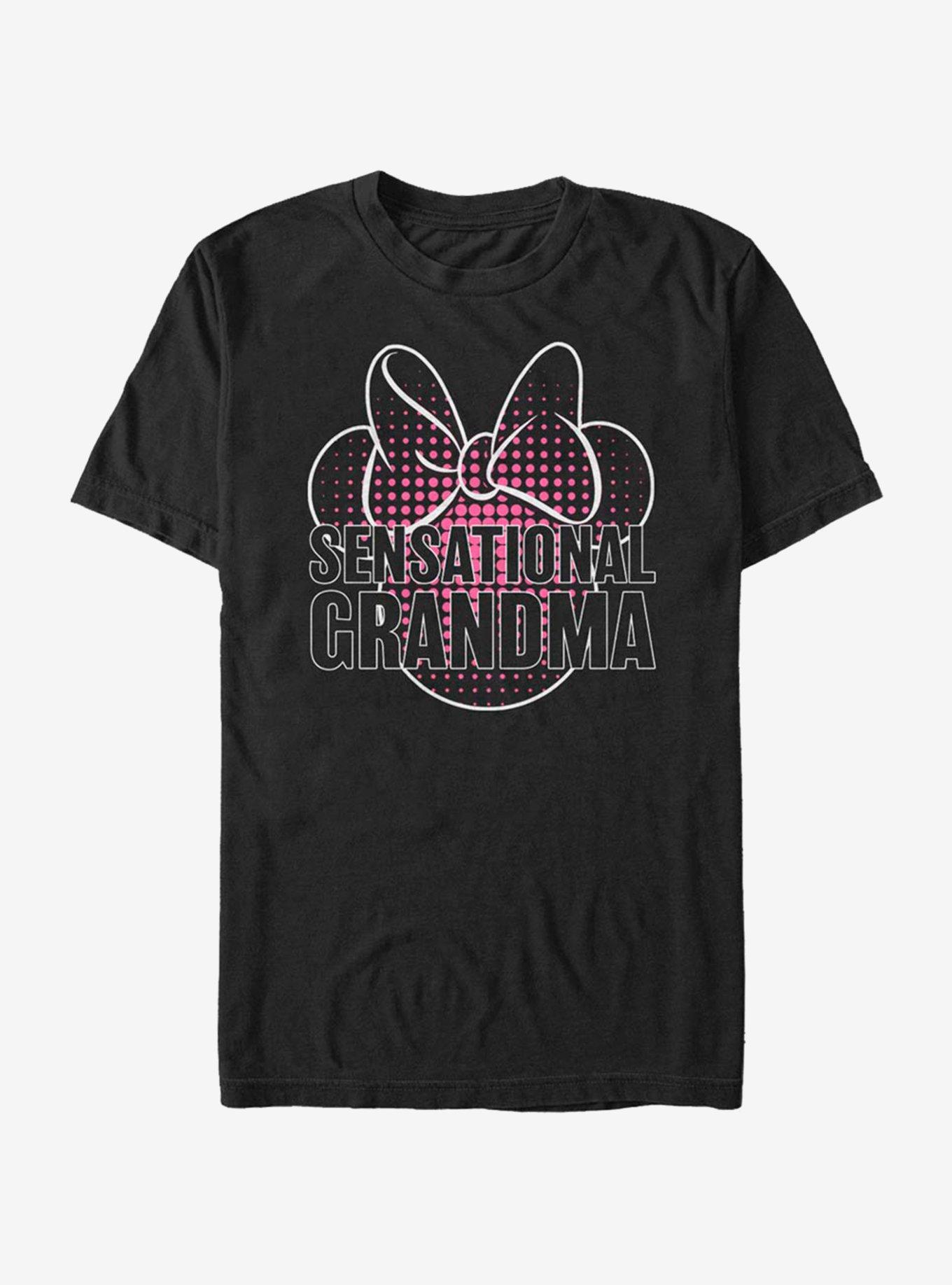 Disney Mickey Mouse Sensational Grandma T-Shirt, BLACK, hi-res