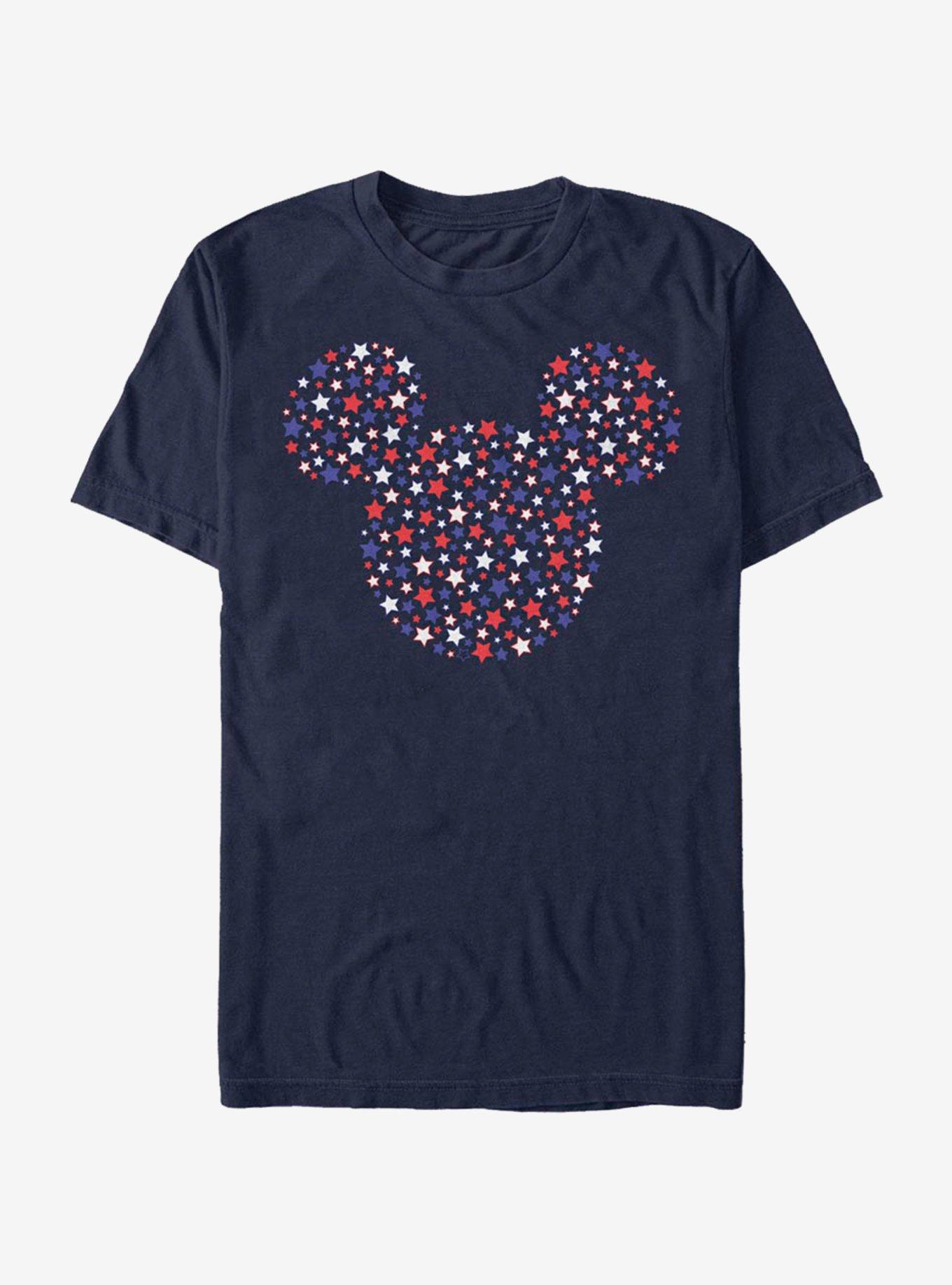 Disney Mickey Mouse Stars And Ears T-Shirt, NAVY, hi-res