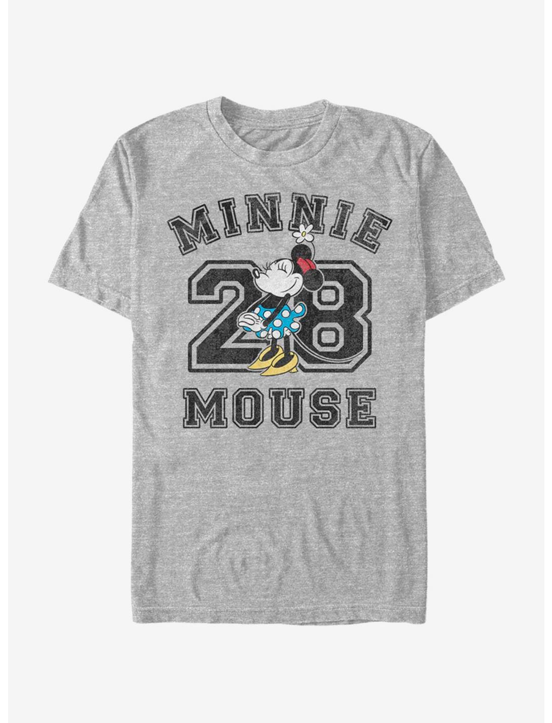 Disney Mickey Mouse Minnie Mouse Collegiate T-Shirt, ATH HTR, hi-res