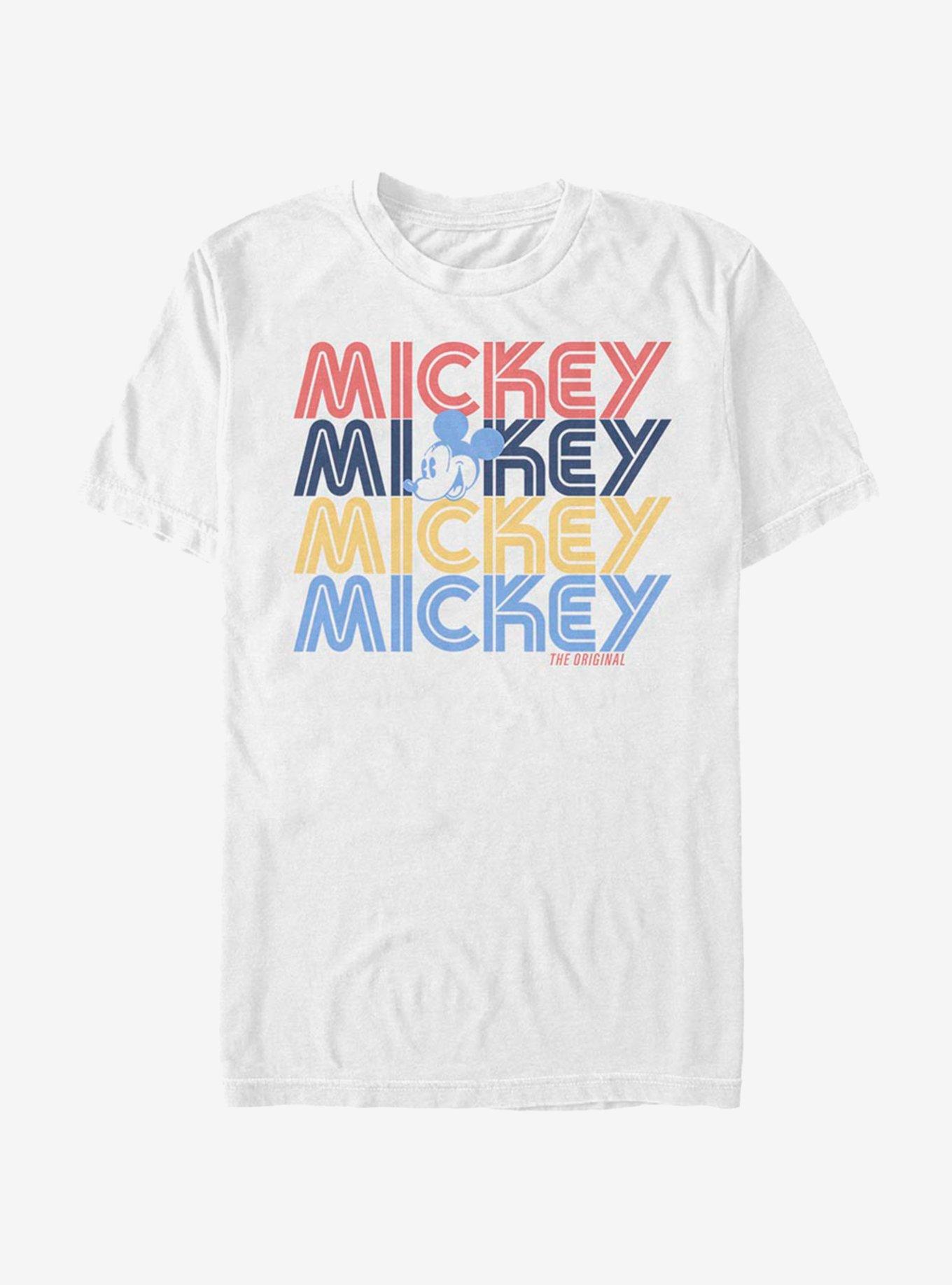 Disney Mickey Mouse Retro Stack T-Shirt, , hi-res