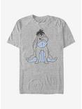 Disney Winnie The Pooh Basic Sketch Eeyore T-Shirt, ATH HTR, hi-res
