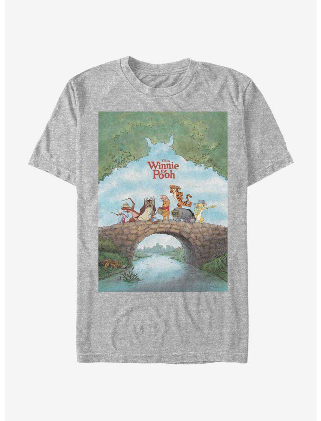 Disney Winnie The Pooh Movie Poster T-Shirt, ATH HTR, hi-res