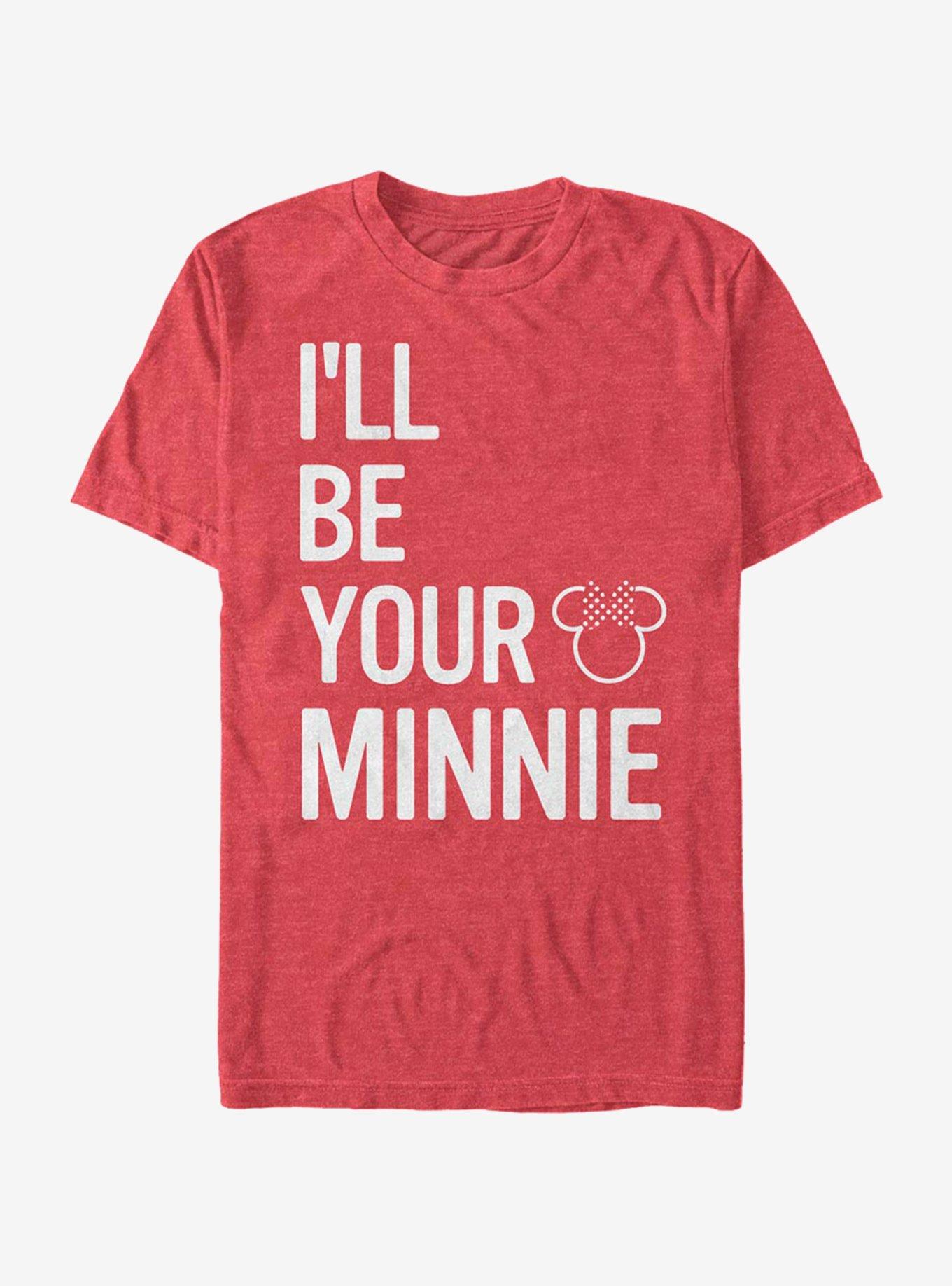 Disney Mickey Mouse Your Minnie T-Shirt, RED HTR, hi-res