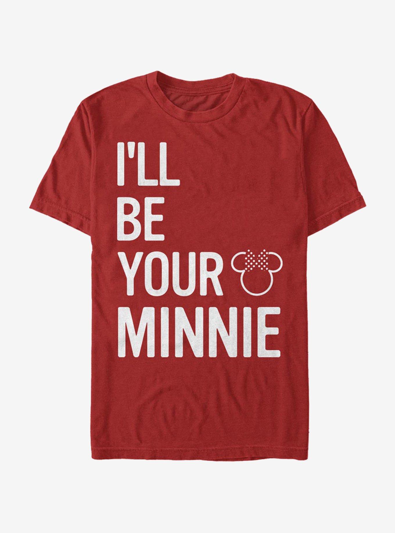 Disney Mickey Mouse Your Minnie T-Shirt, RED, hi-res
