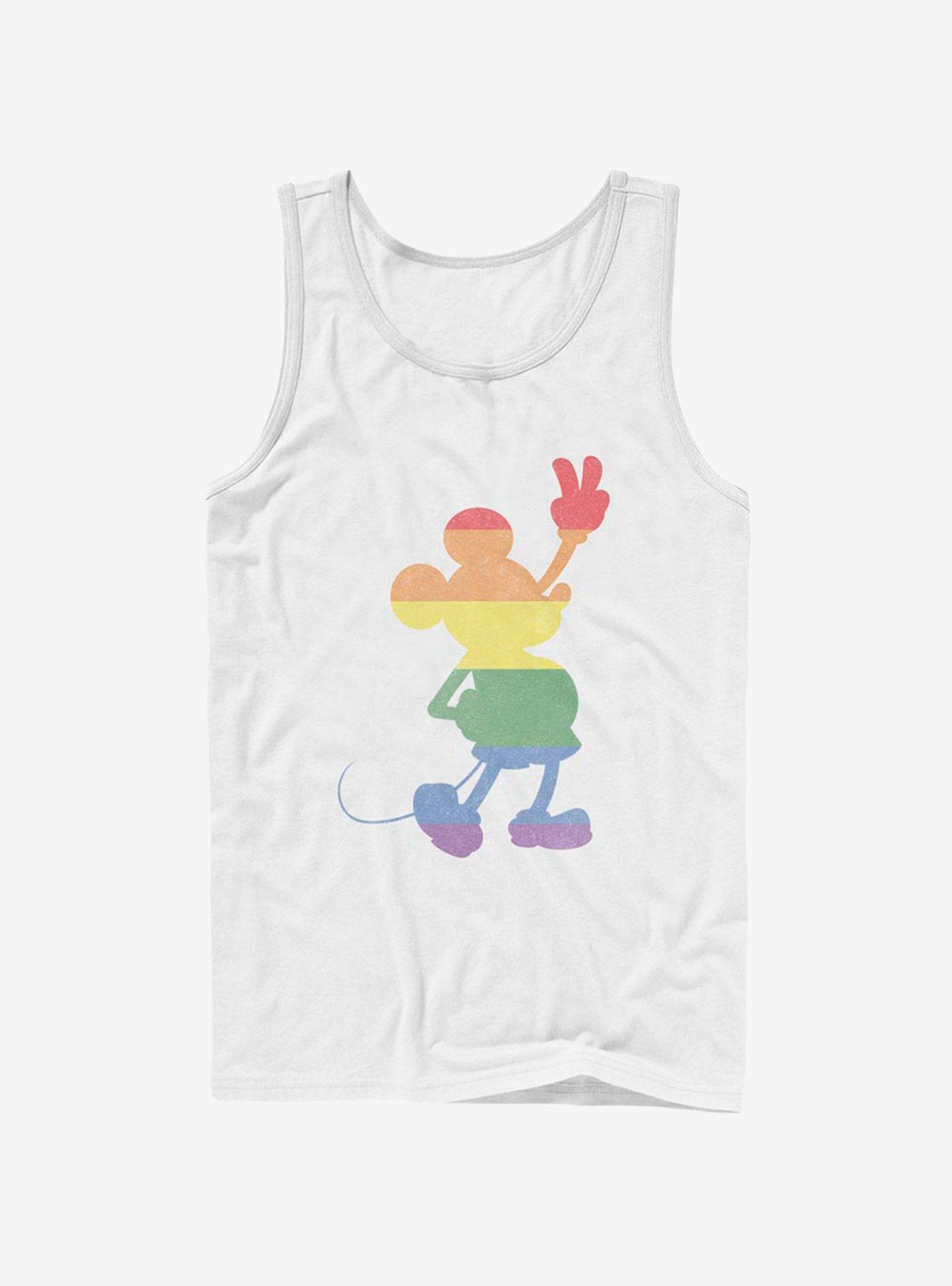 Disney Mickey Mouse Love Is Love Pride Mickey Tank, WHITE, hi-res