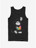 Disney Mickey Mouse Tie Dye Mickey Stroked Tank, BLACK, hi-res