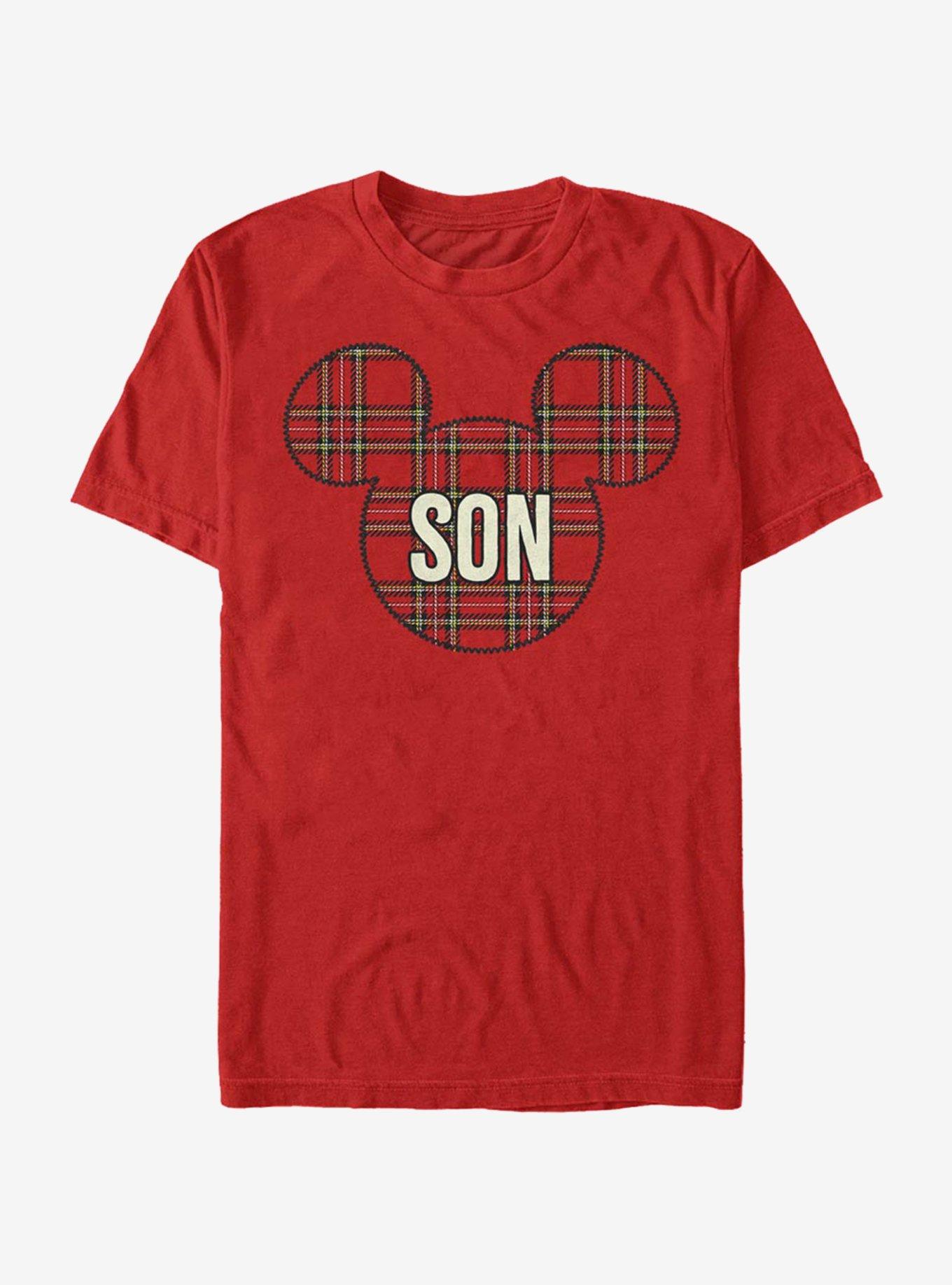 Disney Mickey Mouse Son Holiday Patch T-Shirt, , hi-res