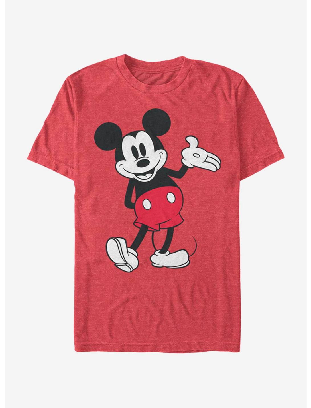 Disney Mickey Mouse World Famous Mouse T-Shirt, RED HTR, hi-res