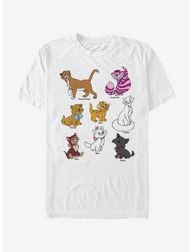 Disney Cats Grid T-Shirt, , hi-res