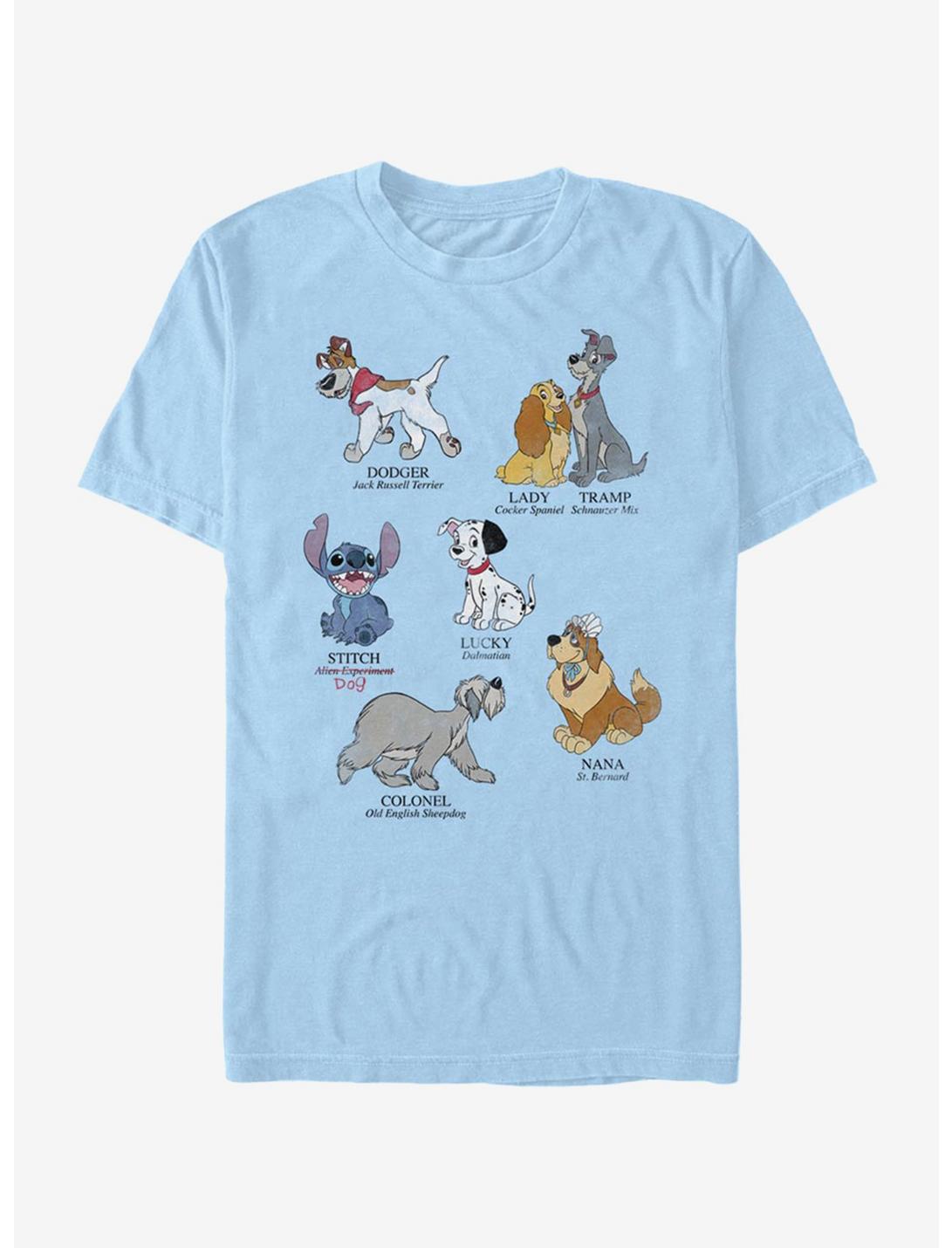 Disney Dog Breeds T-Shirt, LT BLUE, hi-res