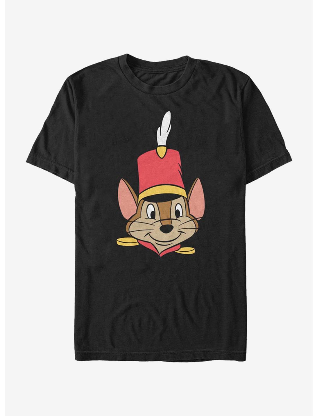 Disney Dumbo Timothy Big Face T-Shirt, BLACK, hi-res