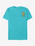Plus Size Disney Chip and Dale Chipmunk Faux Pocket T-Shirt, TAHI BLUE, hi-res