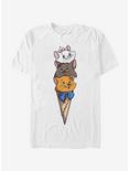 Disney The Aristocats Kitten Ice Cream Stack T-Shirt, WHITE, hi-res