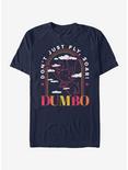 Plus Size Disney Dumbo Soaring Arch T-Shirt, NAVY, hi-res