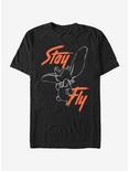 Disney Dumbo Stay Fly Street T-Shirt, BLACK, hi-res