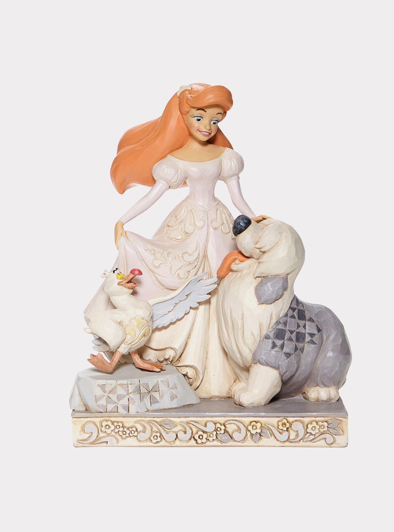 Disney Traditions Jim Shore The Little Mermaid White Woodland Ariel Figurine, , hi-res