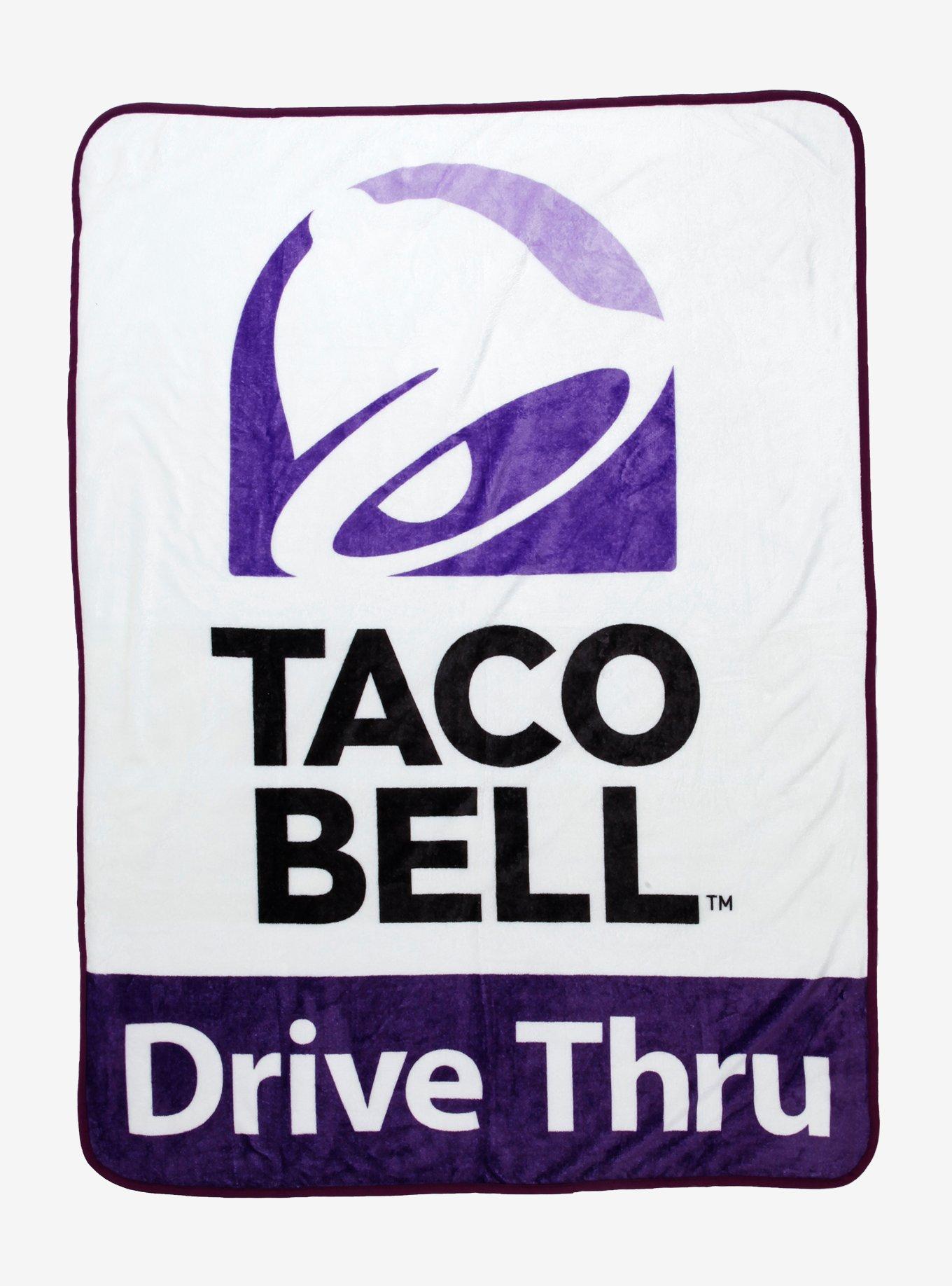 Taco Bell Drive Thru Throw Blanket Hot Topic