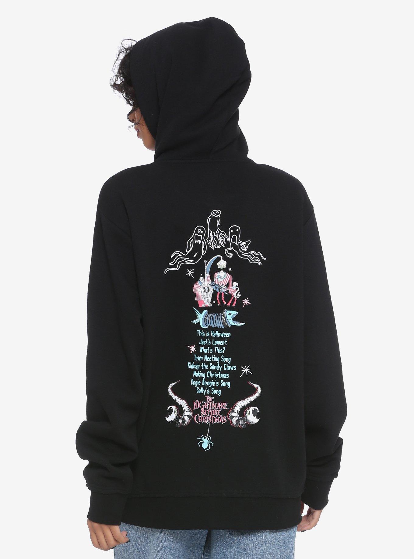 The Nightmare Before Christmas Zombie Band Girls Zip-Up Hoodie, MULTI, hi-res