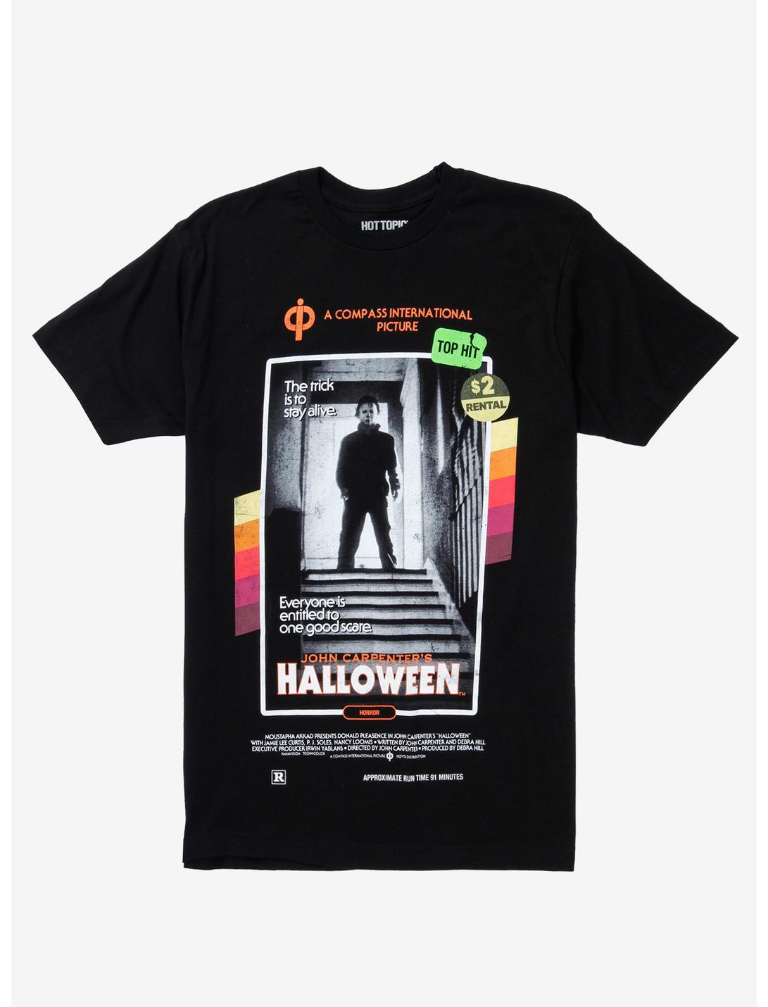 Halloween Retro VHS Cover T-Shirt, MULTI, hi-res