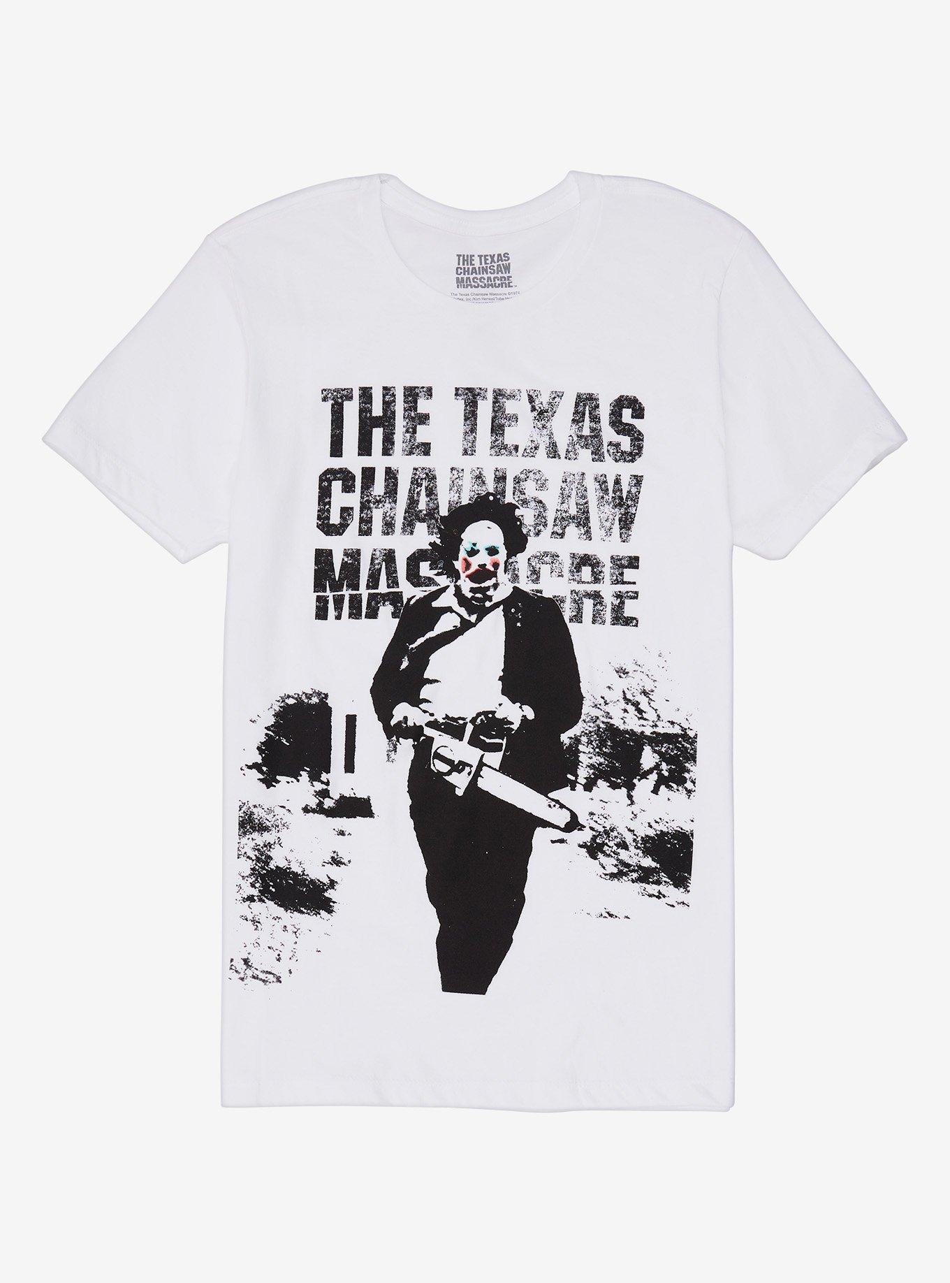 The Texas Chainsaw Massacre Leatherface T-Shirt, BLACK, hi-res